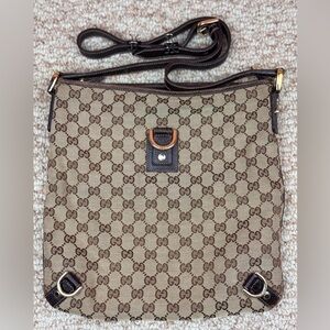 Gucci monogram Abbey messenger bag